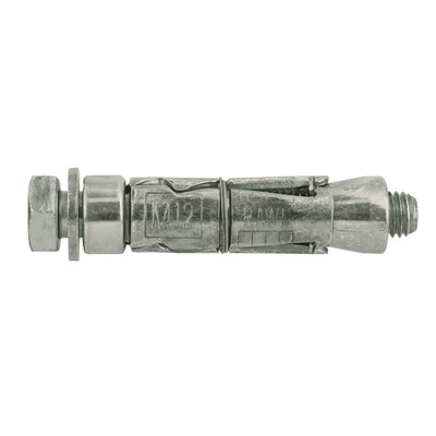 RawlPlug Steel Shield Anchor M6 x 55mm, 12mm Fixing Hole