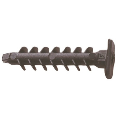 Legrand Black Nylon Wall Plug, 10mm fixing hole diameter