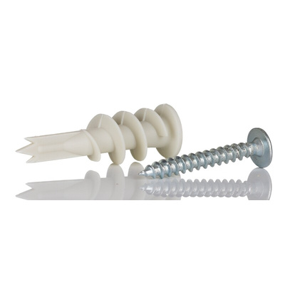 RS PRO White Nylon Plasterboard Fixings