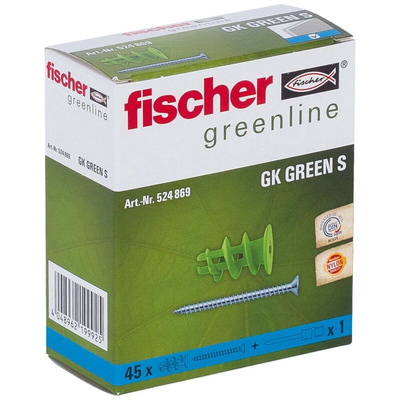 Fischer Fixings Green Plasterboard Fixings