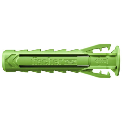 Fischer Fixings Green Wall Plug, 30mm Length, 6mm Fixing Hole Diameter