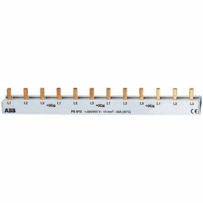 ABB PS3 3 Phase Busbar, 400V ac, 17.5mm Pitch