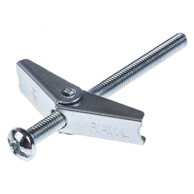 RawlPlug Steel Spring Toggle Cavity Fixing, 18mm fixing hole diameter