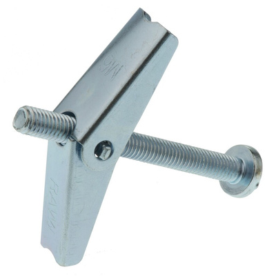 RawlPlug Steel Spring Toggle Cavity Fixing, 18mm fixing hole diameter