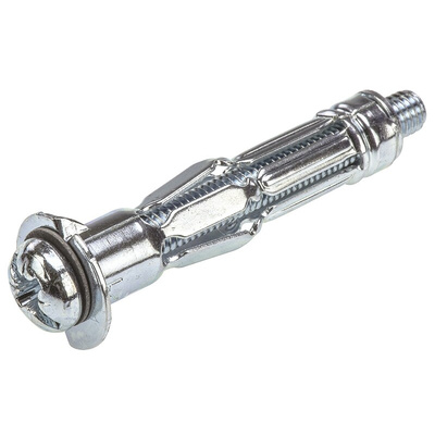 RawlPlug Steel Expanding Bolt Cavity Fixing, 12mm fixing hole diameter