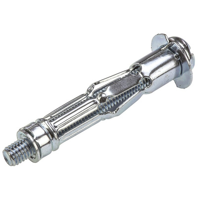 RawlPlug Steel Expanding Bolt Cavity Fixing, 12mm fixing hole diameter
