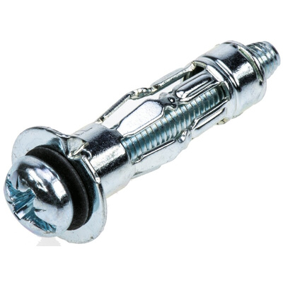 RawlPlug Steel Expanding Bolt Cavity Fixing, 12mm fixing hole diameter