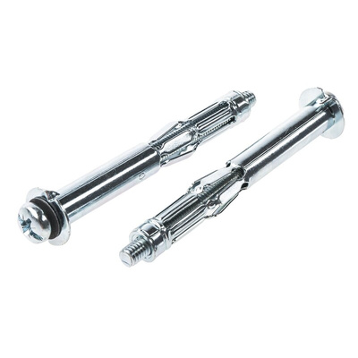RawlPlug Steel Expanding Bolt Cavity Fixing, 12mm fixing hole diameter