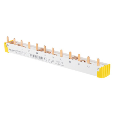 Schneider Electric Acti 9 4 Phase Busbar, 415V ac, 18mm Pitch