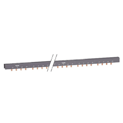 Schneider Electric Acti 9 4 Phase Busbar, 415V ac, 18mm Pitch