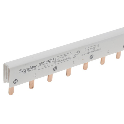 Schneider Electric Acti 9 Busbar, 415V ac, 18mm Pitch