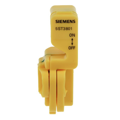 Siemens Sentron Handle Locking Device for use with 5SP, 5SY, 5TE8 Miniature Circuit Breakers, Padlock with Maximum 3 mm
