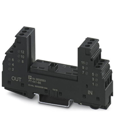 Phoenix Contact Mounting Base for use with PT Series