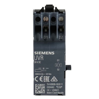 Siemens Sentron Undervoltage Release for use with 3VA1 Series Circuit Breaker