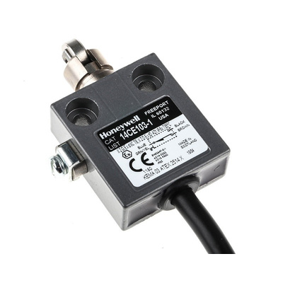 Honeywell, Snap Action Limit Switch - Die Cast Zinc, NO/NC, Plunger, 240V, IP65