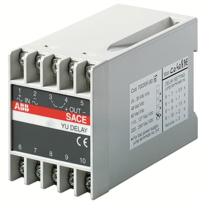 ABB Electronic Time Delay for use with E1, E1.2, E2, E2.2, E3, E4, E4.2, E6, E6.2, T7, T8, X1, XT7-XT7M