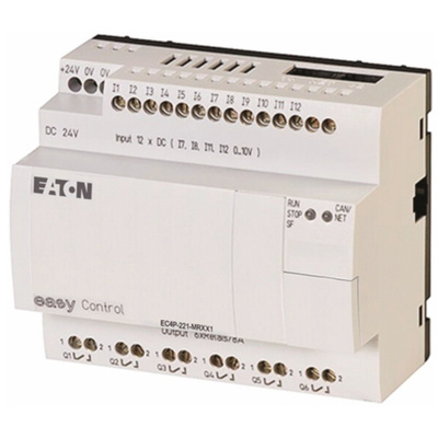 Eaton easy Logic Module, 24 V dc Relay, 12 x Input, 6 x Output With Display