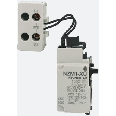 208 <arrow/> 240V ac Undervoltage Release Circuit Trip for use with N(S)1(-4), NZM1(-4)