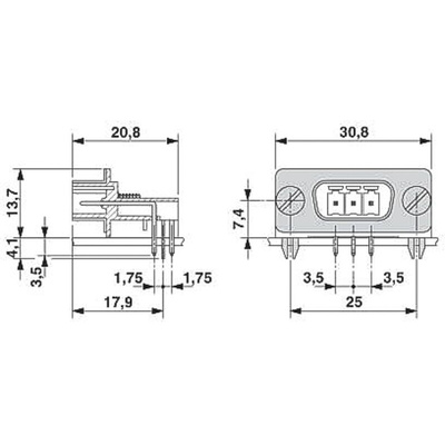 Phoenix Contact Circuit Breaker Accessory - VS-PSC 1.5/3-M PE