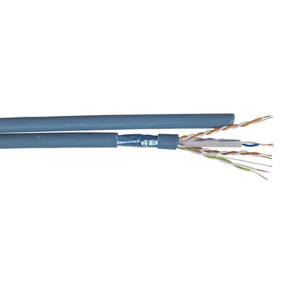 CAE Blue Cat6 Cable F/UTP LSZH Unterminated/Unterminated Low Smoke Zero Halogen (LSZH), Unterminated, 100m