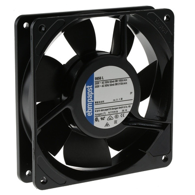 ebm-papst, 230 V ac, AC Axial Fan, 119 x 119 x 25mm, 84m³/h, 9.5W