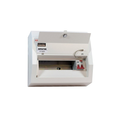 Contactum 10 Way Steel Consumer Unit, 100A Defender