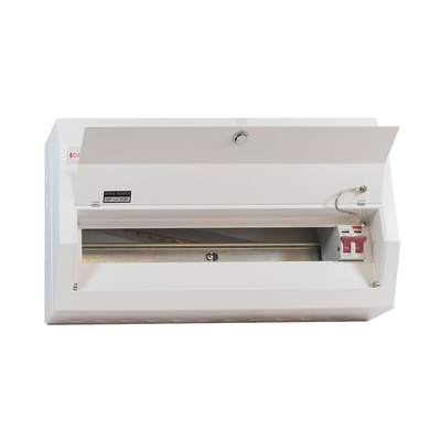 Contactum 20 Way Steel Consumer Unit, 100A Defender