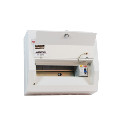 Contactum 10 Way Steel Consumer Unit, 80A Defender
