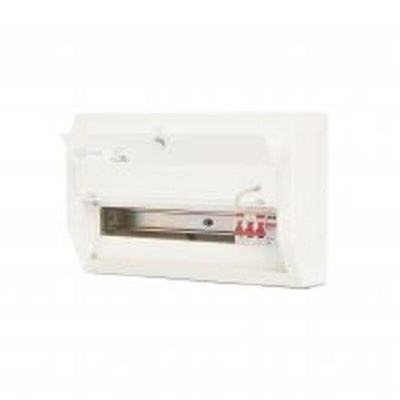 Contactum 14 Way Steel Consumer Unit, 100A Defender