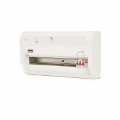 Contactum 18 Way Steel Consumer Unit, 100A Defender
