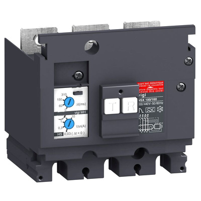 440 → 550V ac Electronic Earth Leakage Circuit Trip for use with Compact NSX 100/160 Circuit Breakers