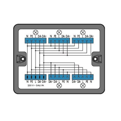 Wago Distribution Board, 5 Way, 25 A