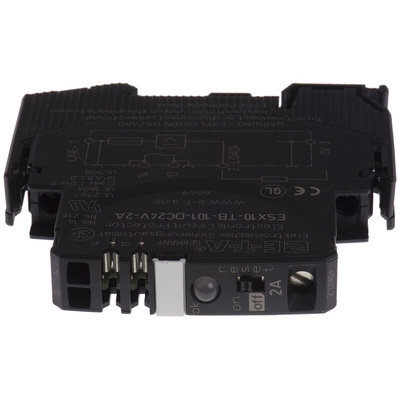 ETA ESX10 Electronic Circuit breaker 2A 24V ESX10-T, 1 channels , Plug-In Mounting