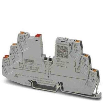 Phoenix Contact Electronic Circuit Breaker 4A 24V PTCB, DIN Rail Mount