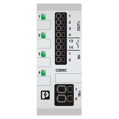 Phoenix Contact Electronic Device Circuit Breaker Electronic Circuit breaker 4A 24V CBMC, 1 channels , DIN Rail Mount