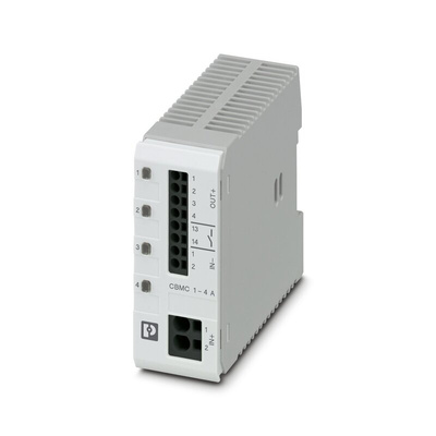 Phoenix Contact Electronic Device Circuit Breaker Electronic Circuit breaker 4A 24V CBMC, 1 channels , DIN Rail Mount