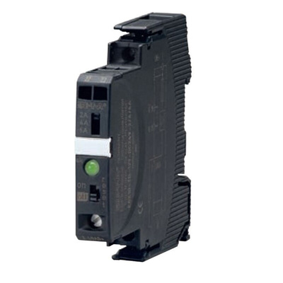 ETA ESX10 Electronic Circuit breaker 1A 24V ESX10-T, 1 channels , Slide Switch DIN Rail
