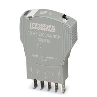 Phoenix Contact CB-E1 Electronic Circuit breaker 4A 24V CB E1, On Base Element