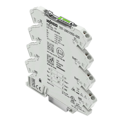 Wago Electronic Circuit Breaker 500mA 24V 787, 1 channels , DIN Rail