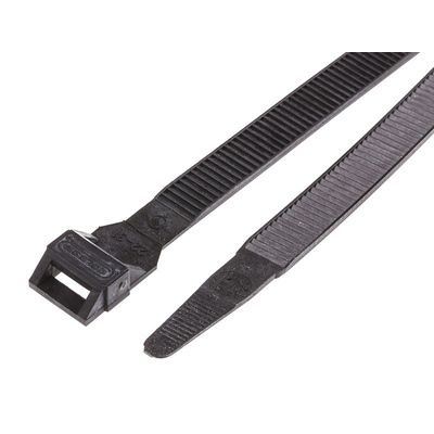 Legrand Black Cable Tie PA 12, 123mm x 9 mm