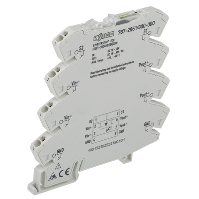 Wago EPSITRON Electronic Circuit breaker 8A 30V 787-2861, 1 channels , DIN Rail Mount