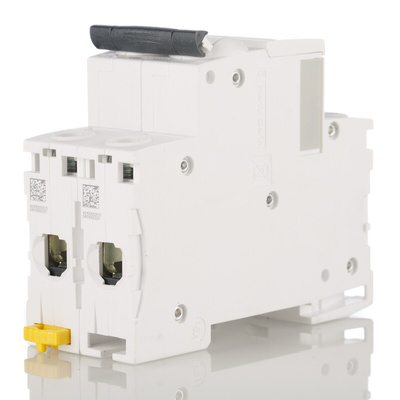 Schneider Electric Acti 9 iC60H MCB, 2P, 4A Curve C, 440V AC, 100 → 133V DC, 10 kA Breaking Capacity