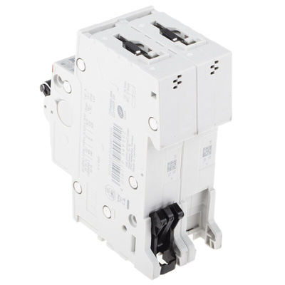 ABB System Pro M Compact S200M MCB, 2P, 10A Curve B, 440V AC, 125V DC, 10 kA Breaking Capacity
