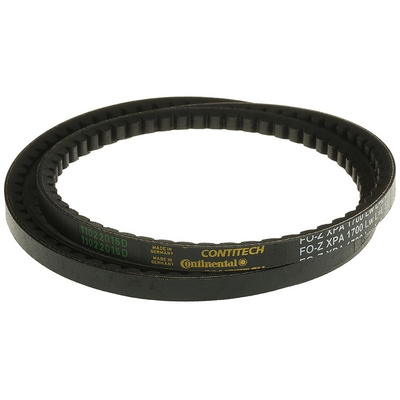 Contitech Drive Belt, belt section XPA, 1.7m Length