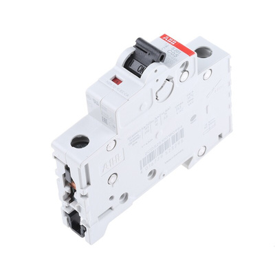 ABB System Pro M Compact S200 MCB, 1P, 500mA Curve C, 253V AC, 72V DC, 6 kA Breaking Capacity