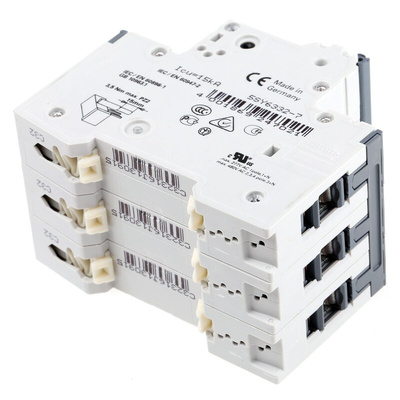 Siemens Sentron 5SY6 MCB, 3P, 32A Curve C, 400V AC, 72V DC, 6 kA Breaking Capacity