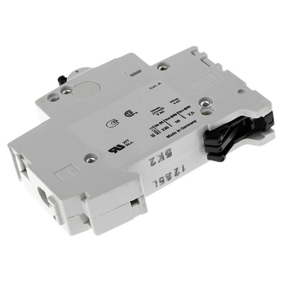 ABB System Pro M Compact S200 MCB, 1P, 2A Curve K, 253V AC, 72V DC, 6 kA Breaking Capacity