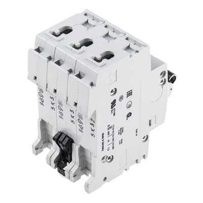 ABB System Pro M Compact S200 MCB, 3P, 32A Curve K, 440V AC, 6 kA Breaking Capacity