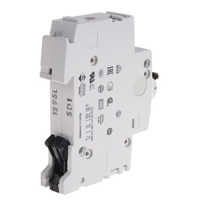ABB System Pro M Compact S200 MCB, 1P, 1A Curve D, 253V AC, 72V DC, 6 kA Breaking Capacity