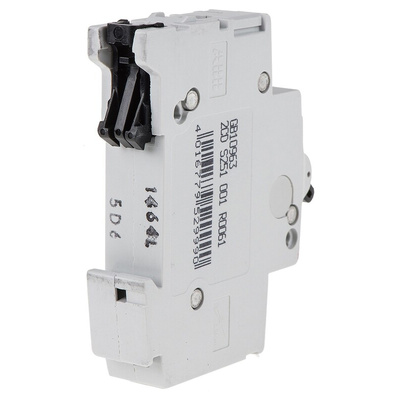 ABB System Pro M Compact S200 MCB, 1P, 6A Curve D, 253V AC, 72V DC, 6 kA Breaking Capacity